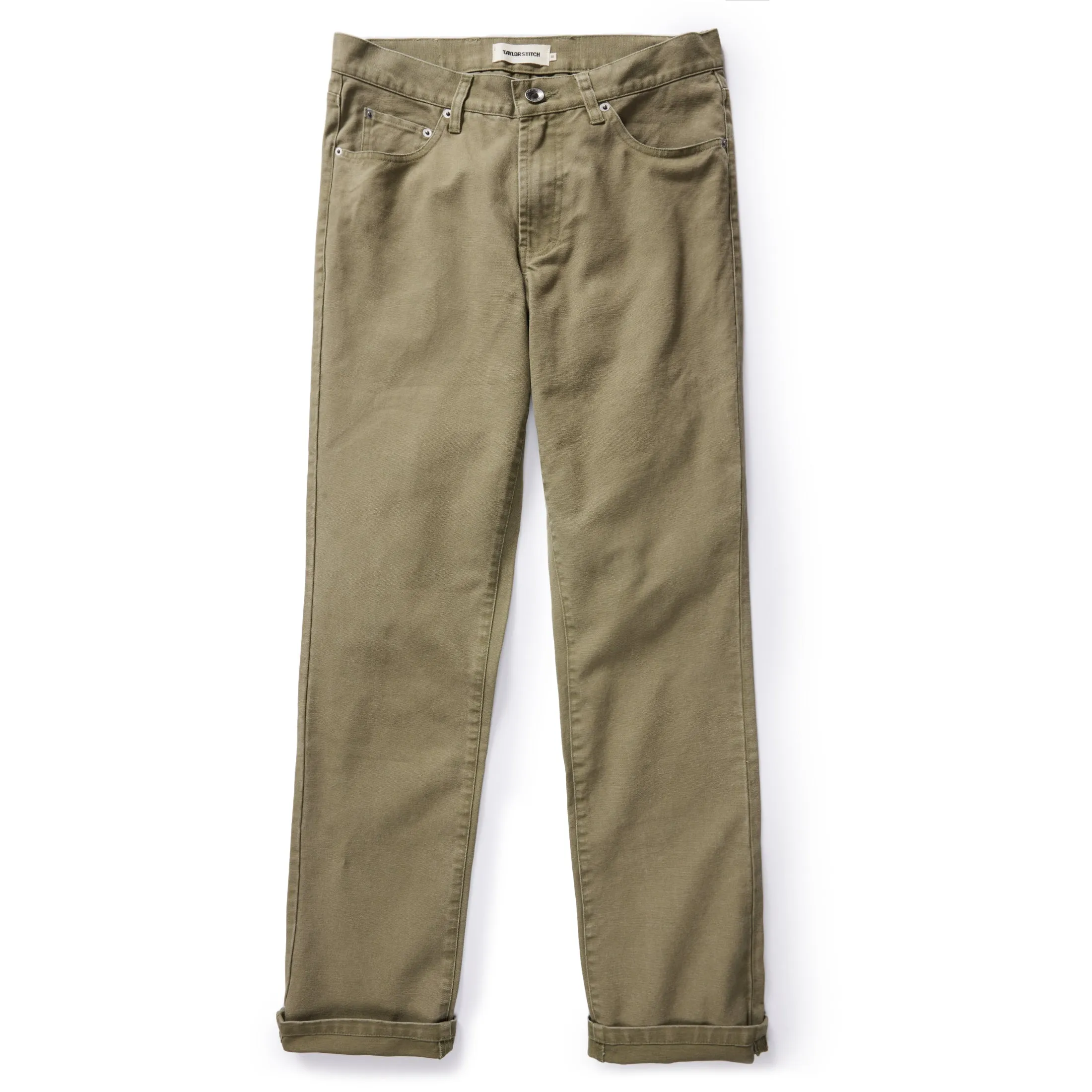 The Democratic All Day Pant in Arid Eucalyptus Canvas