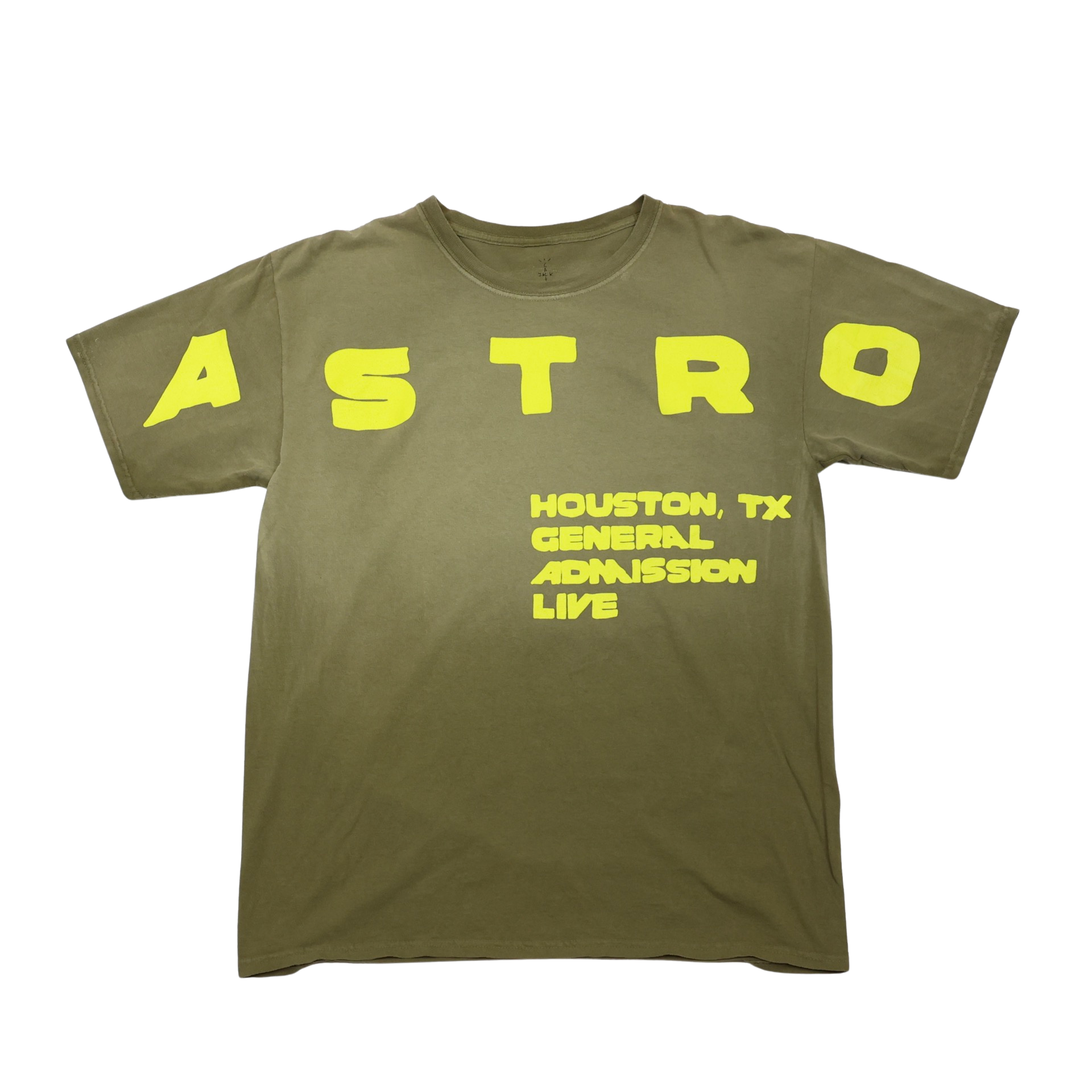 Travis Scott Flaming TV Tee Brown