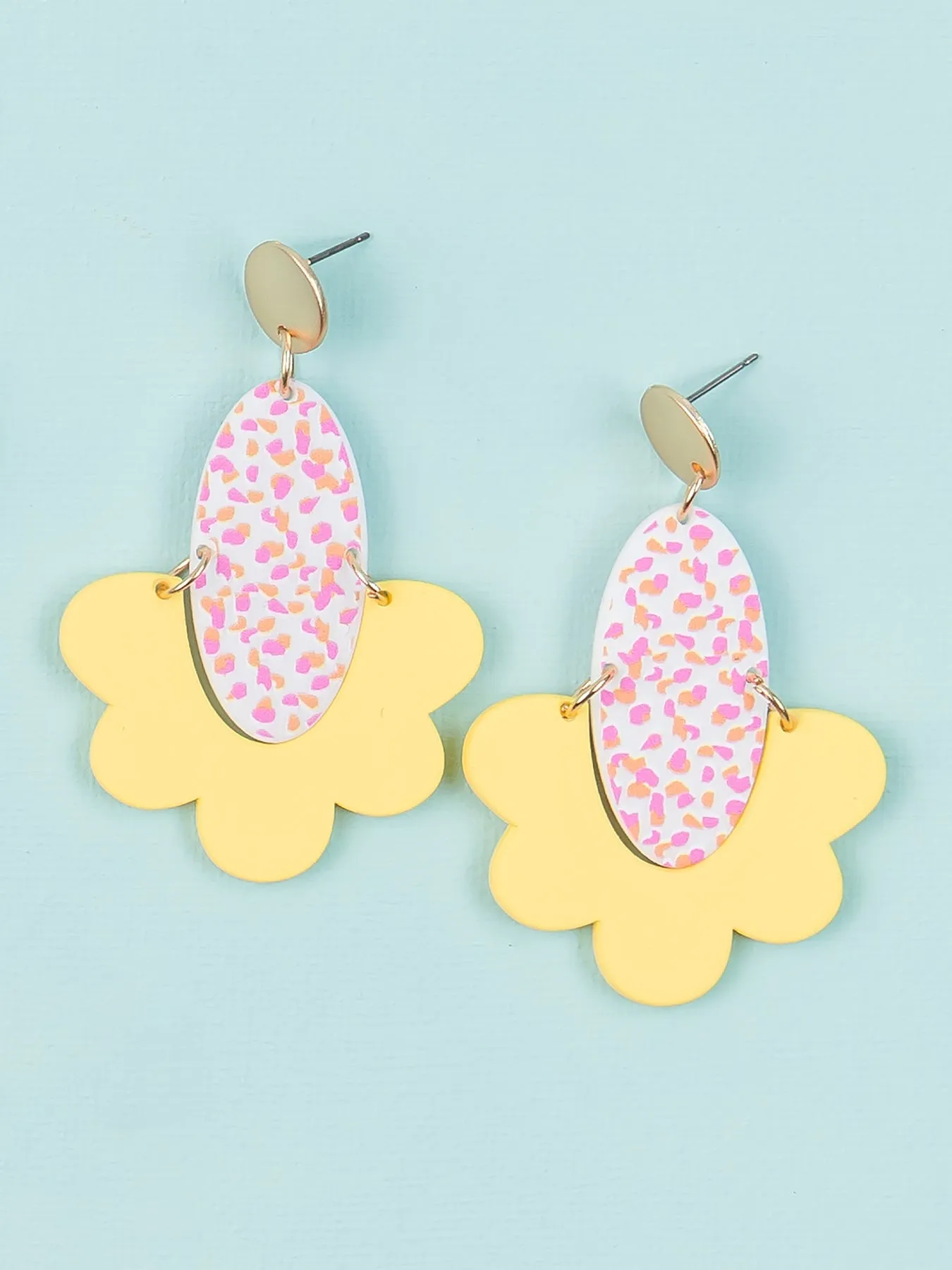 Wallace Earrings- Pink Wild Thing