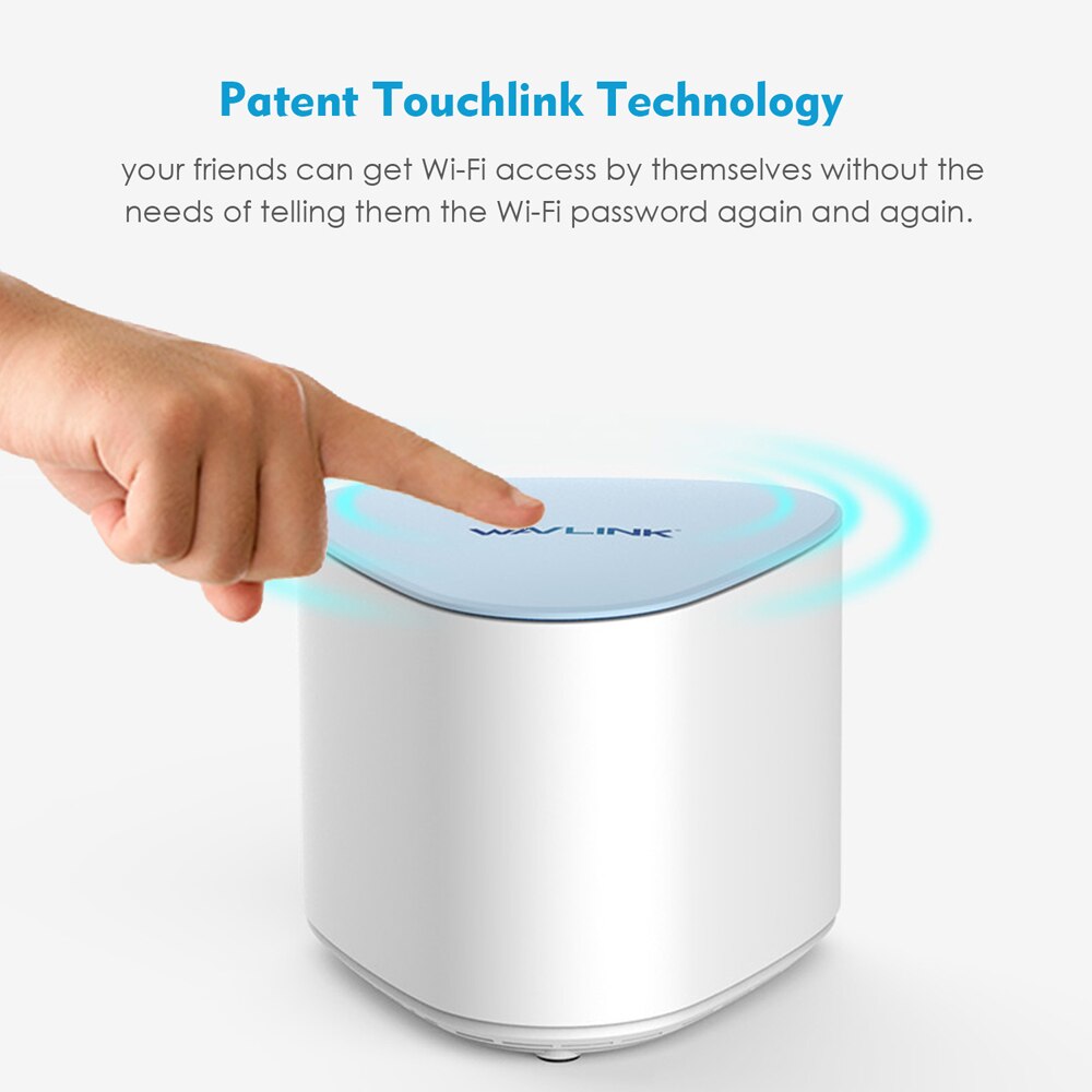 Wireless Mesh WiFi Router 2.4G 5G AC2100 MU-MIMO Dual-Band Whole Home Mesh WiFi Wireless Router