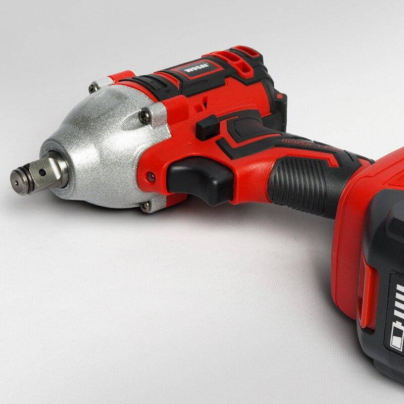 WOSAI 20V Cordless Brushless Electric Wrench Impact Wrench Socket Wrench 320N.m 4.0AH Li Battery